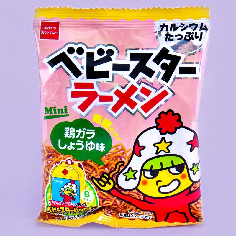Baby Star Chicken & Soy Sauce Noodle Snacks