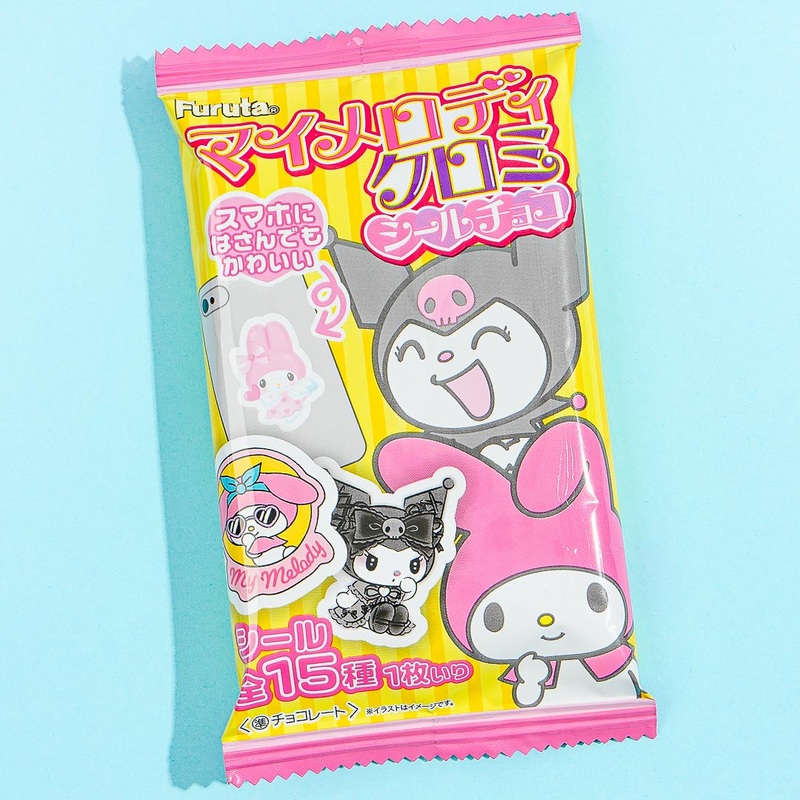 My Melody & Kuromi Seal Chocolate With Sticker