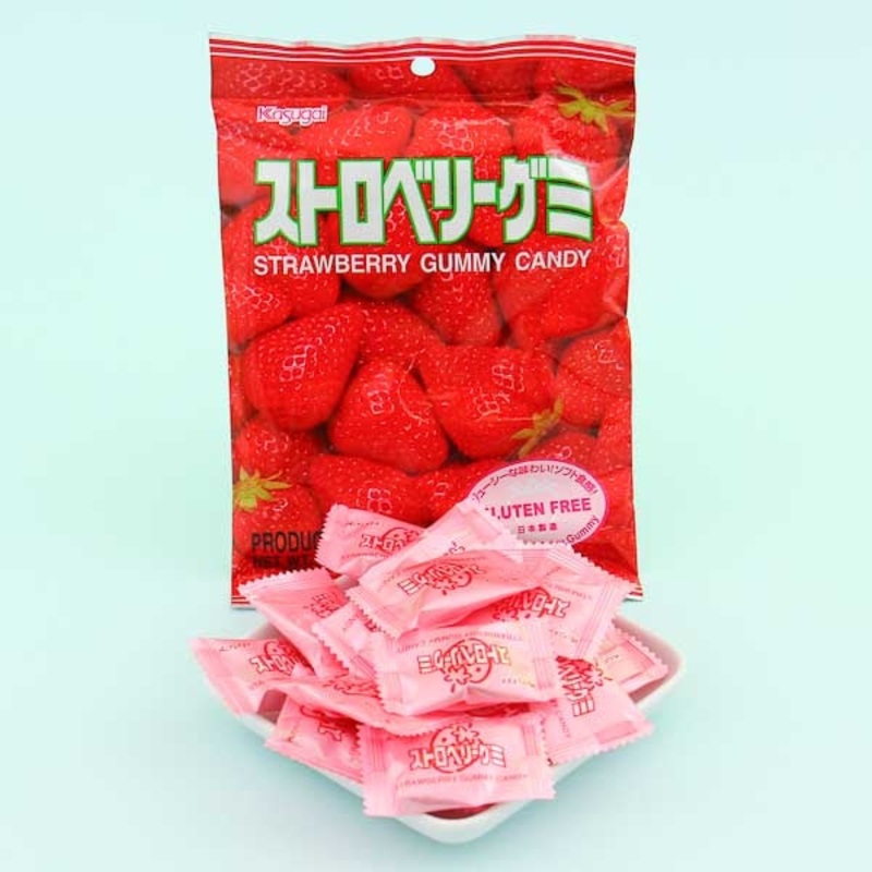 Kasugai Strawberry Gummy Candy
