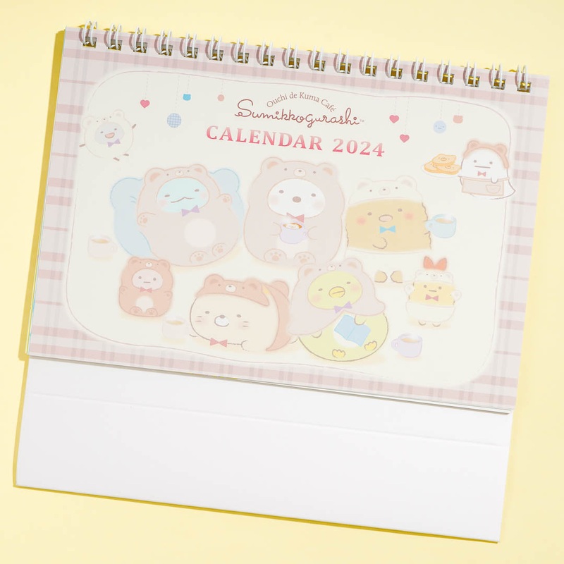 Sumikko Gurashi Ouchi De Kuma Cafe 2024 Desk Calendar