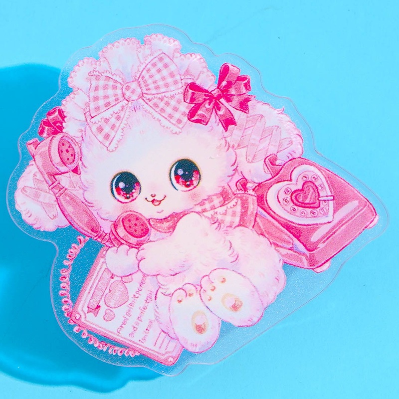 Amenomori Fumika Idol Pink Acrylic Clip