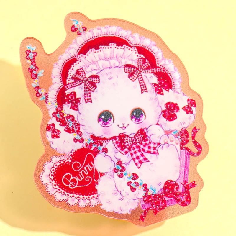Amenomori Fumika Strawberry Retro Acrylic Clip
