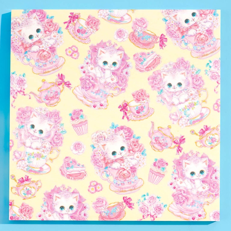Amenomori Fumika Tea Time Rose Memo Pad