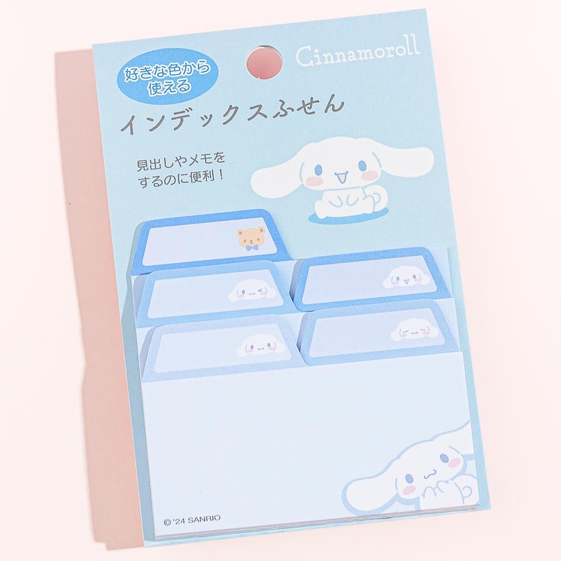 Cinnamoroll Index Memo Pad Set