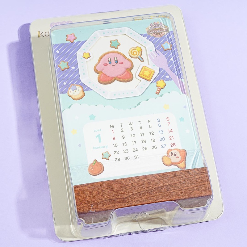Kirby Pancake 2024 Kasanaru Desktop Calendar