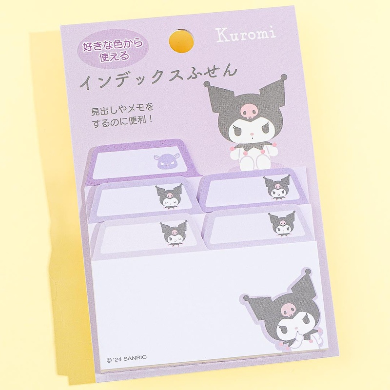 Kuromi Index Memo Pad Set