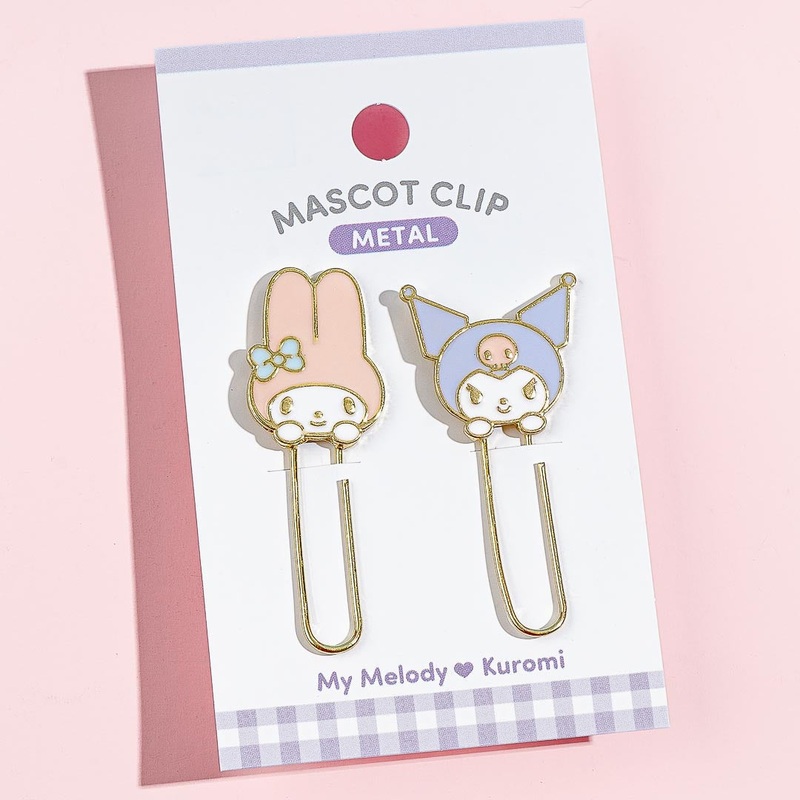 Kuromi & My Melody Metal Clips