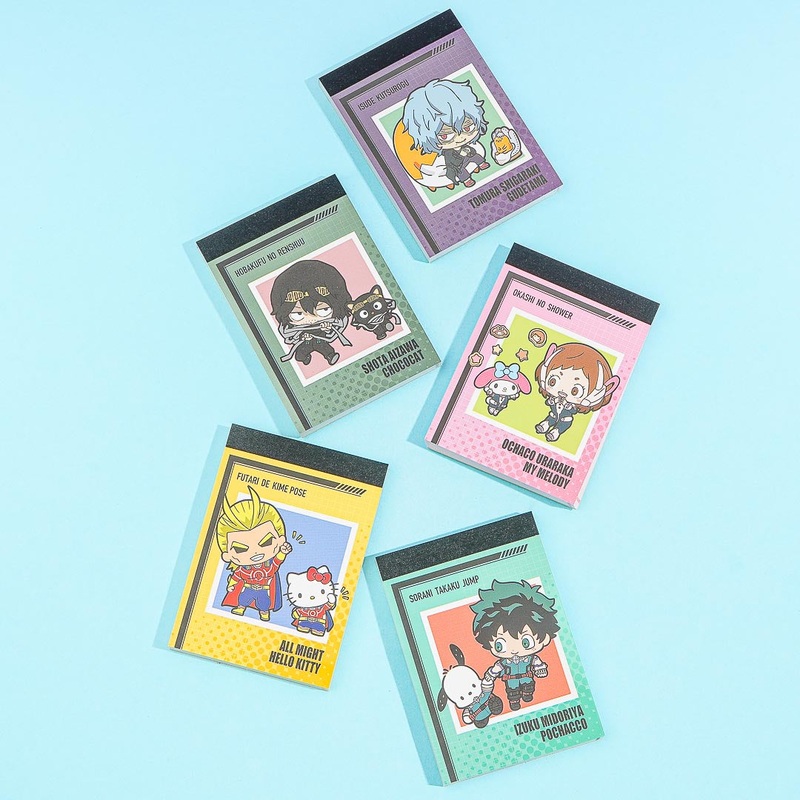 My Hero Academia x Sanrio Characters Mini Memo Set - 5 pcs