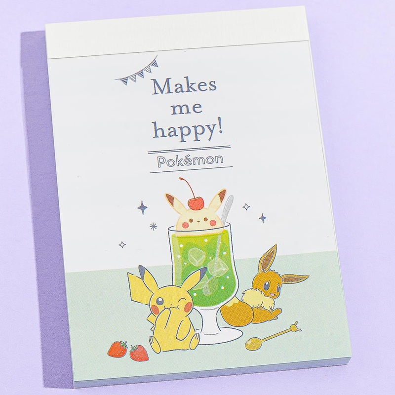 Pokemon Happy Drink Memo Pad