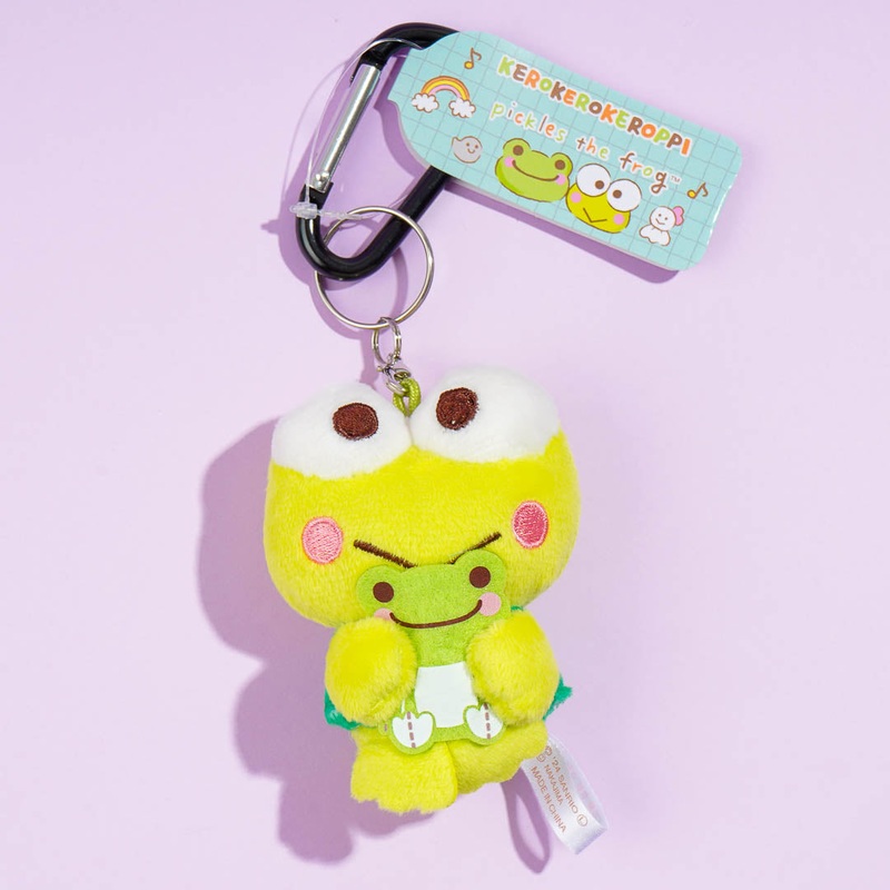 Kero Kero Keroppi x Pickles The Frog Plushie Charm