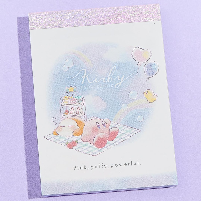 Kirby Enjoy Picnic Mini Notepad