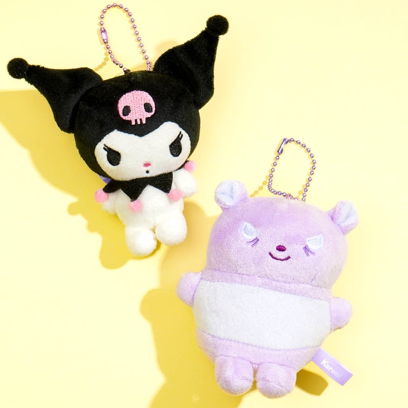 Kuromi & Baku Plushie Charm Set