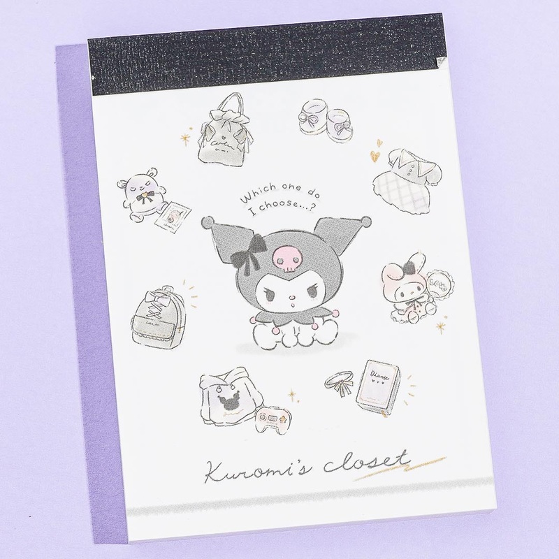 Kuromi's Closet Mini Memo Pad