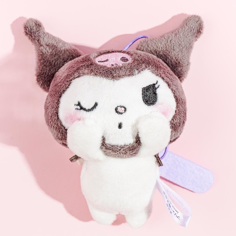 Kuromi Surprised Plushie - Medium