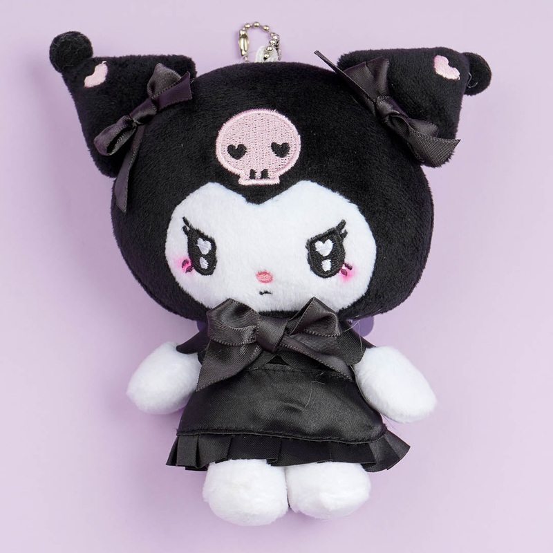 Kuromi Ururu Heart Plushie Charm