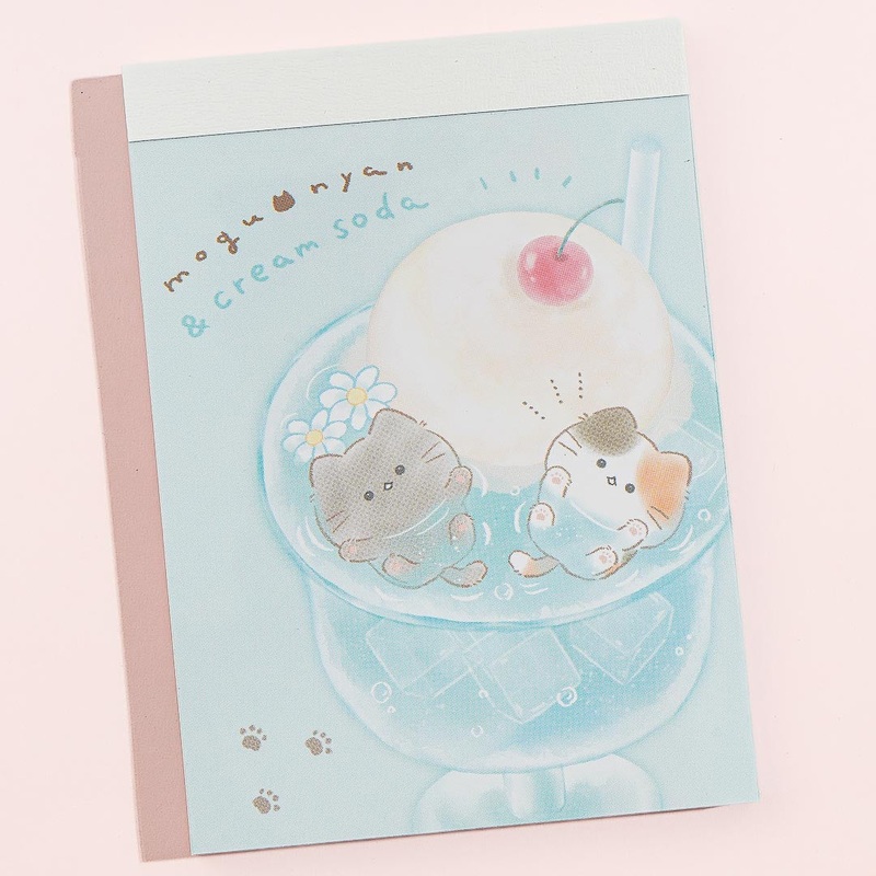 Mogu Nyan Cream Soda Mini Memo Pad