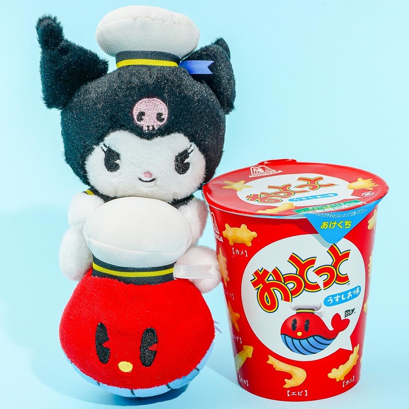 Ottotto x Sanrio Characters Plushie Charm & Crackers - Kuromi