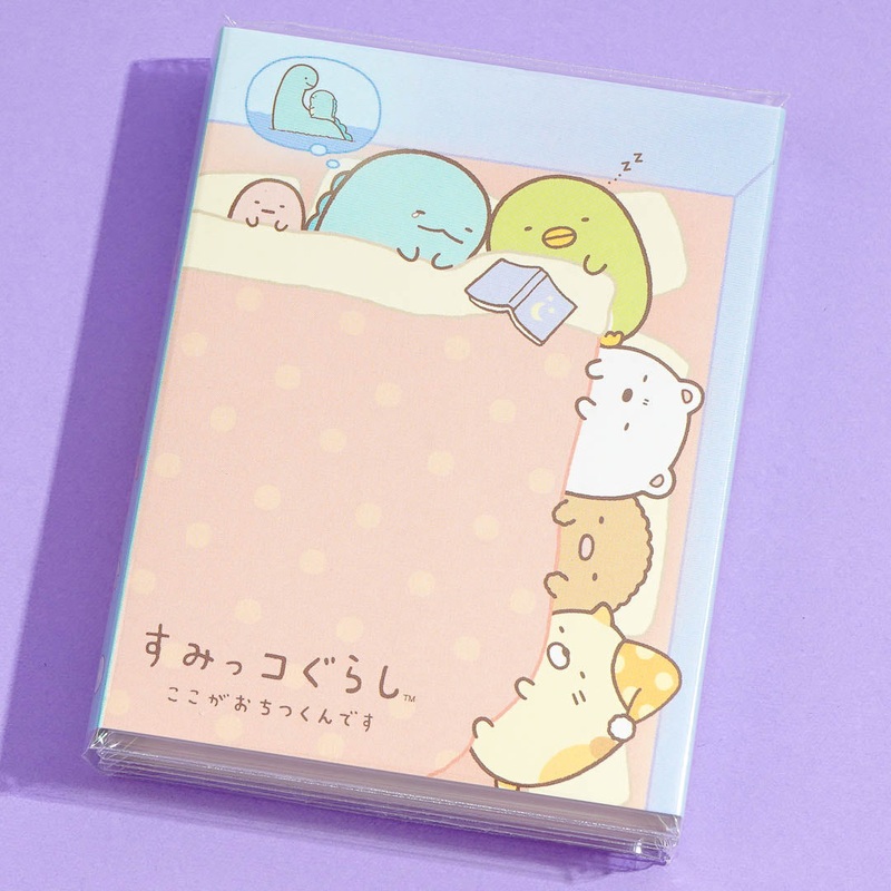 Sumikko Gurashi Bedtime Memo Pad Set