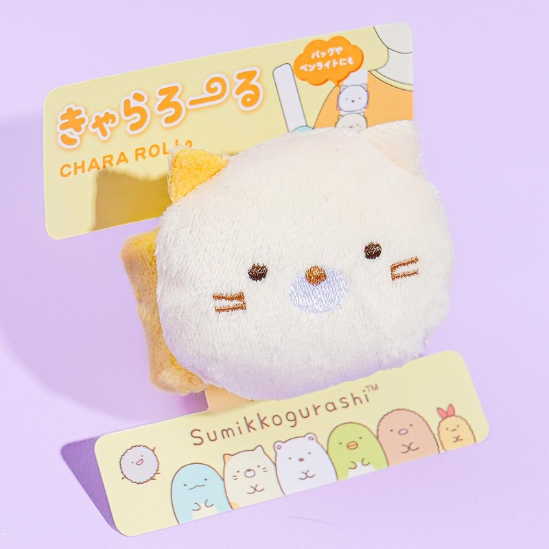 Sumikko Gurashi Chara Roll Plushie Wristband - Neko