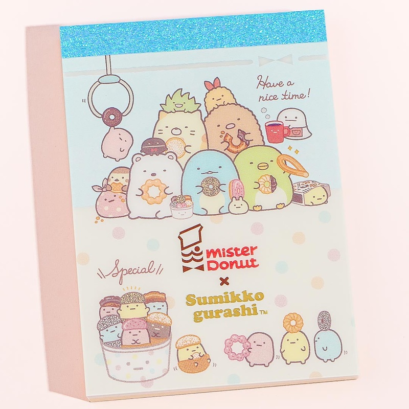 Sumikko Gurashi x Mister Donut Special Donut Memo Pad