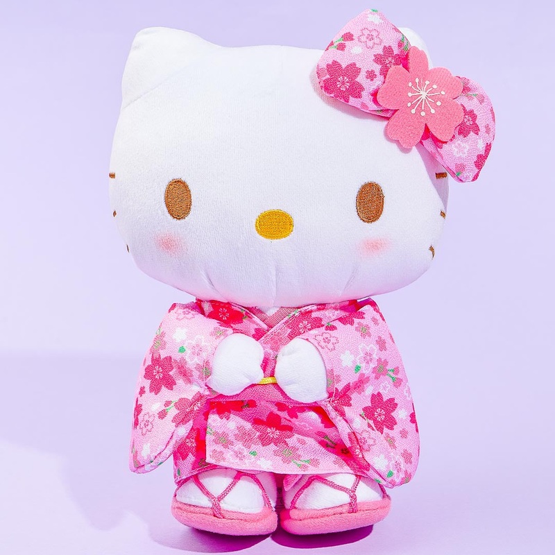 Hello Kitty Cherry Blossom Kimono Plushie - Medium