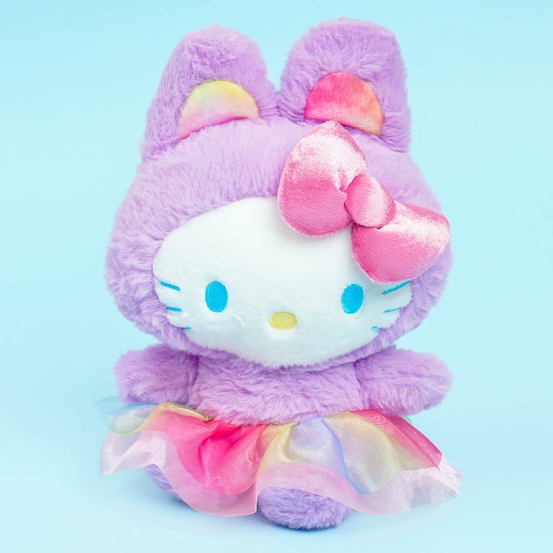 Hello Kitty Gradient Bunny Plushie - Purple / Medium