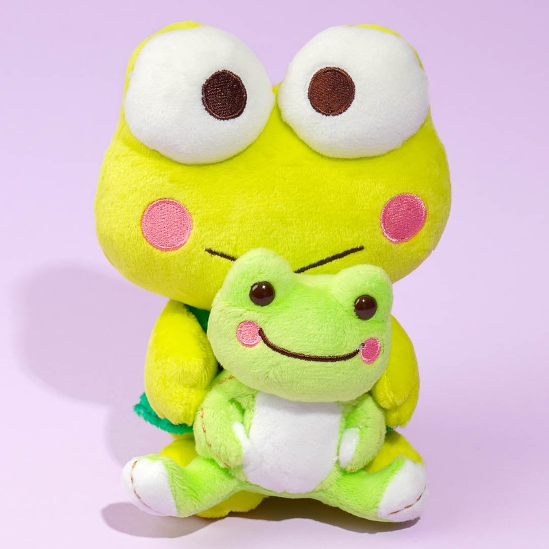 Kero Kero Keroppi x Pickles The Frog Plushie - Medium