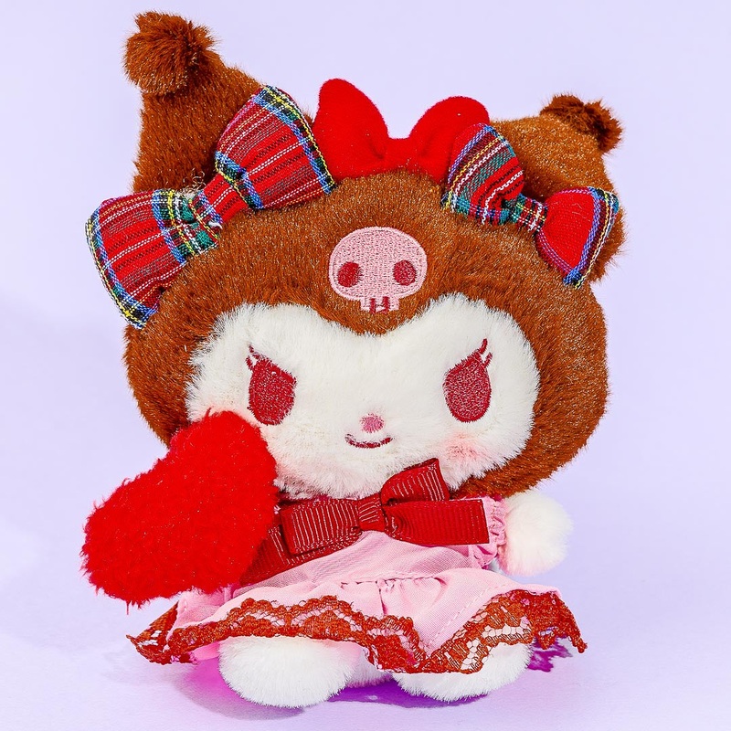 Kuromi Ribbon Love Plushie - Medium