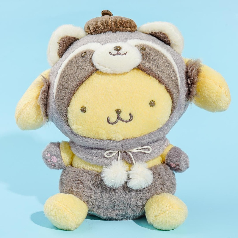 Pompompurin Forest Animals Plushie - Raccoon / Medium