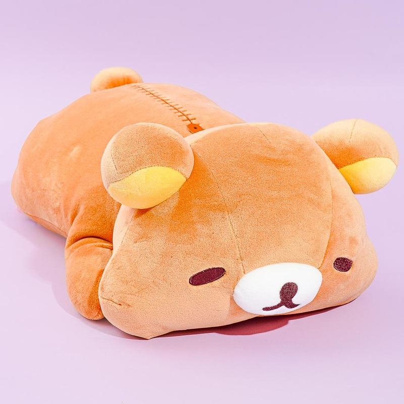 Rilakkuma Puffy Cheek Cushion Plushie - Medium