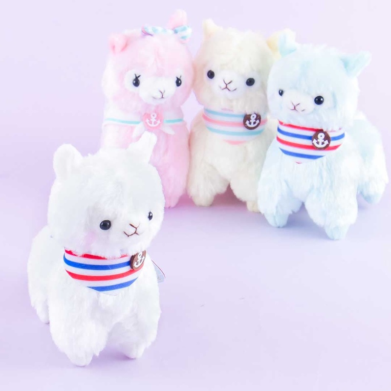 Alpacasso Marine Stripes Plushie - Medium