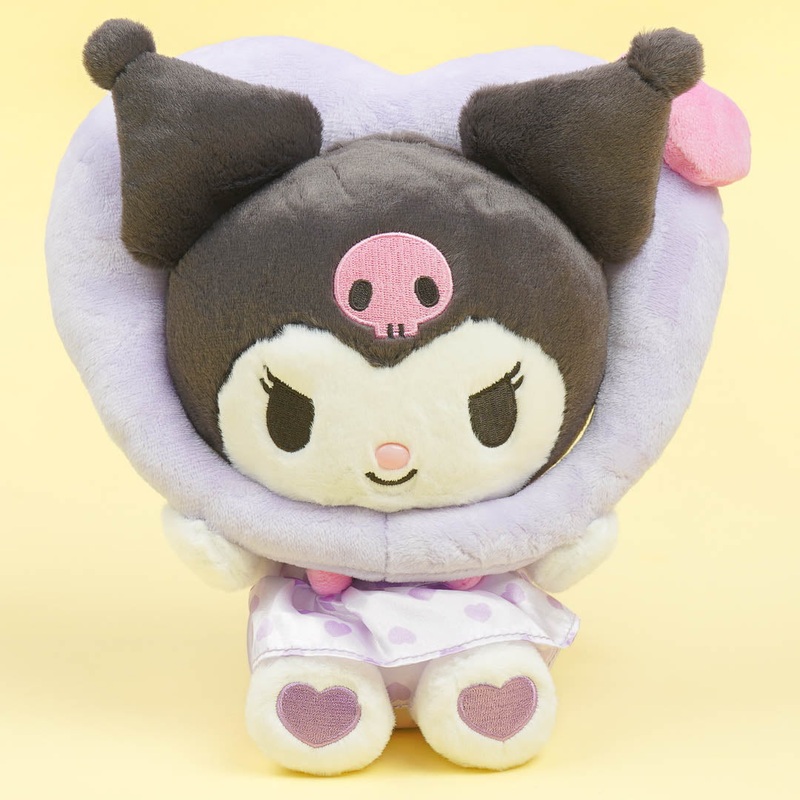 Kuromi Colorful Heart Plushie - Medium