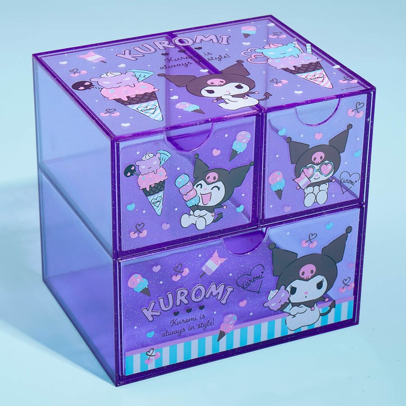 Kuromi Ice Cream Fun Multi-Drawer Chest