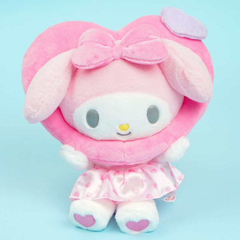 My Melody Colorful Heart Plushie - Medium