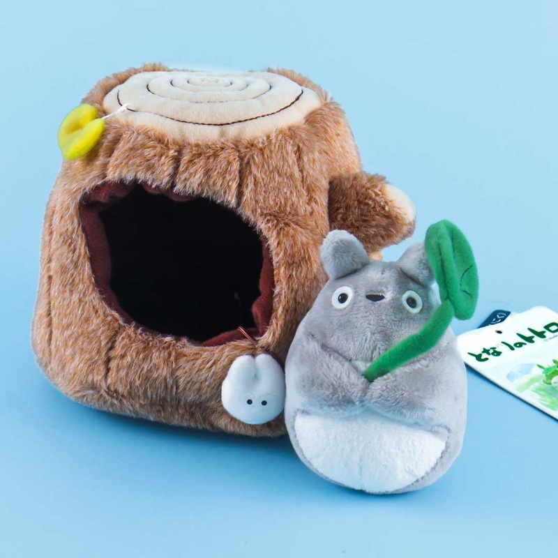 My Neighbor Totoro Log Plushie With Totoro - Medium