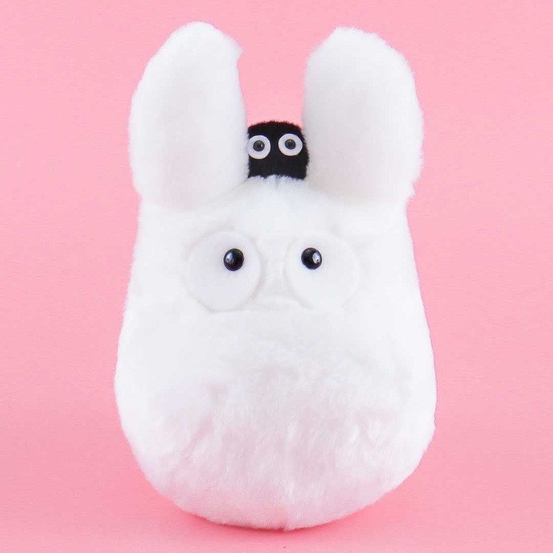 My Neighbor Totoro Plushie - Chibi-Totoro & Soot Sprite / Medium