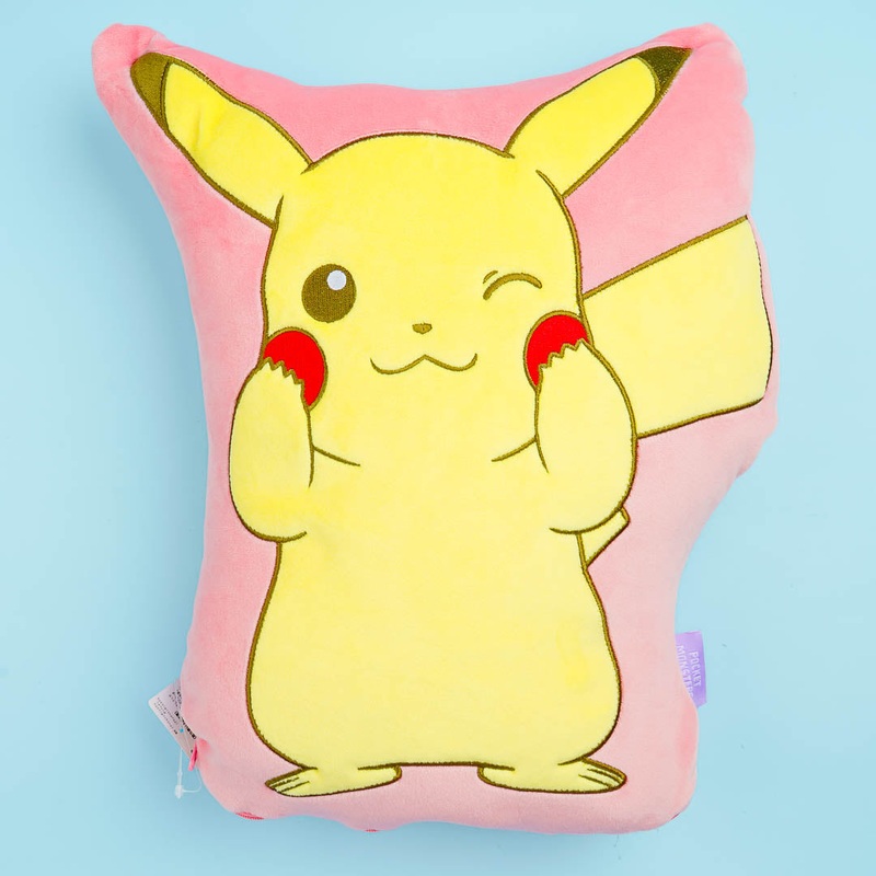 Pokemon Blanket in Cushion - Pikachu