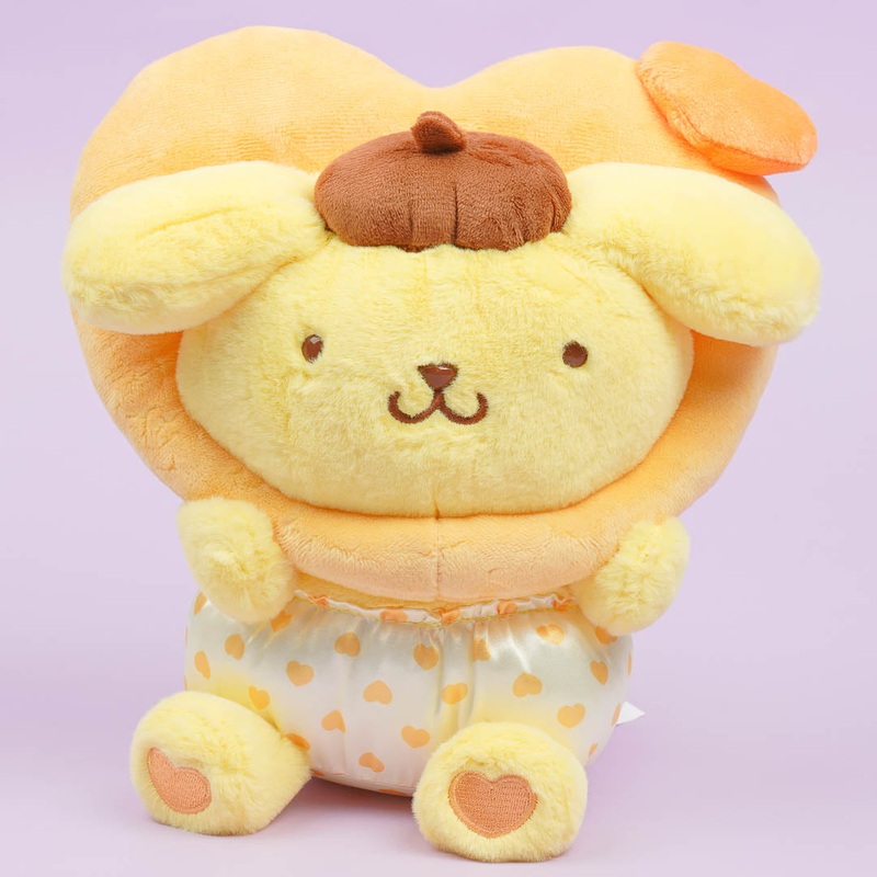 Pompompurin Colorful Heart Plushie - Medium