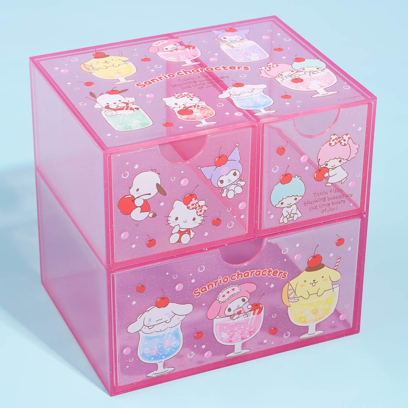 Sanrio Characters Fruity Soda Multi-Drawer Chest
