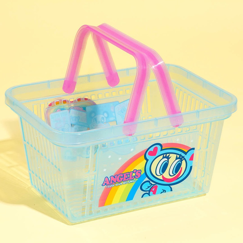 Angel Blue Rainbow Mini Basket