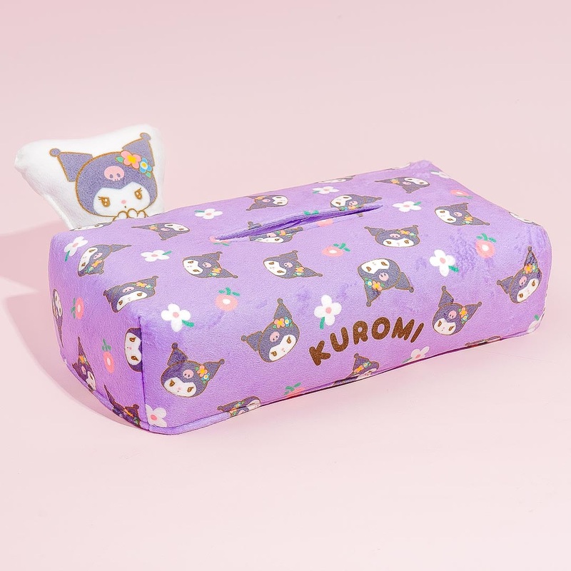 Kuromi Floral Tissue Box Cover