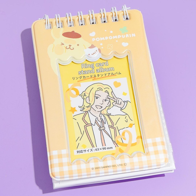 Pompompurin Photo Card Standing Ring Album