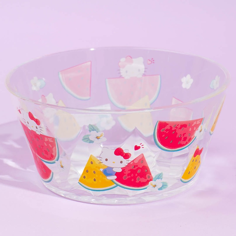 Hello Kitty Watermelon Love Clear Bowl