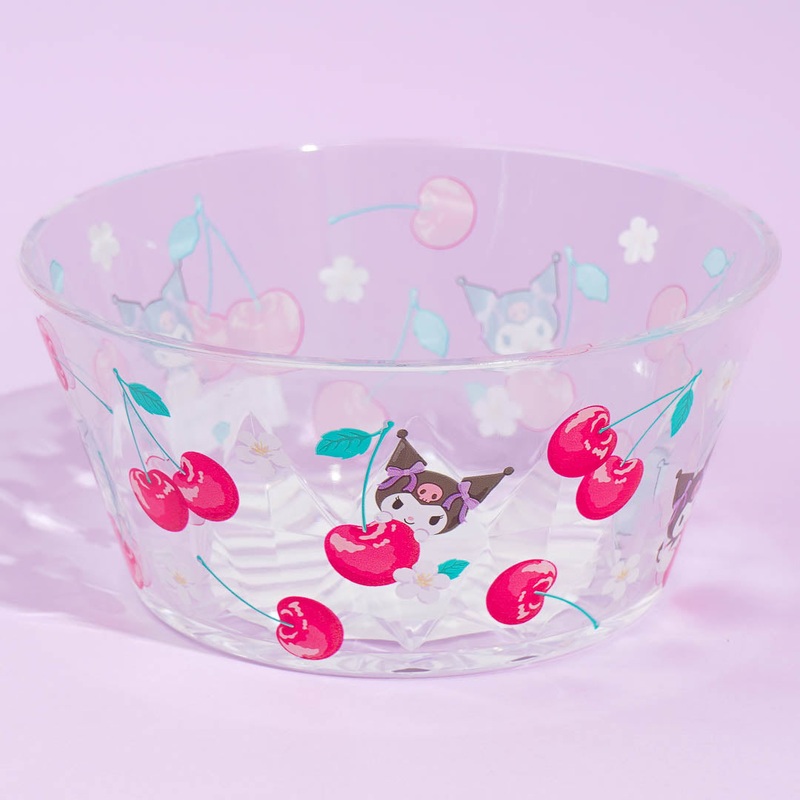 Kuromi Cherry Love Clear Bowl
