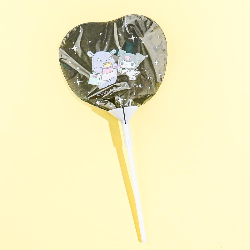 Kuromi Gliterry Heart Stick Balloon