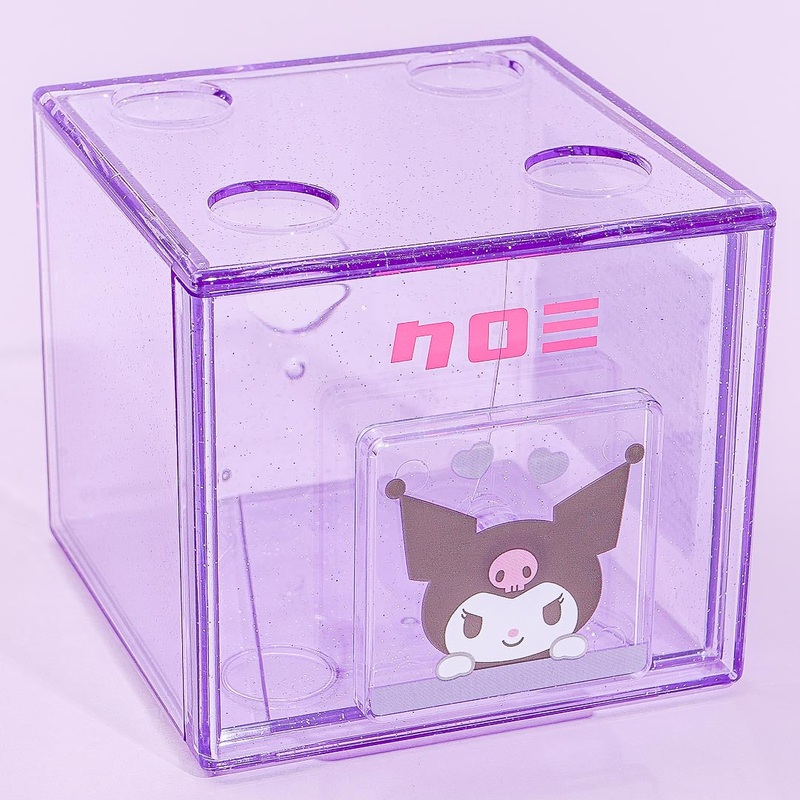 Kuromi Glittery Clear Stacking Chest