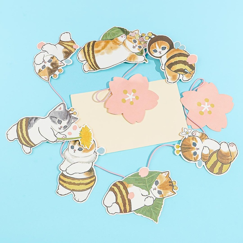Mofusand Sakura Bees Garland