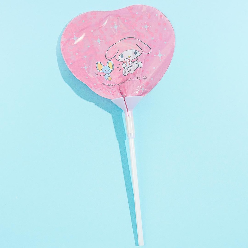 My Melody Glittery Heart Stick Balloon