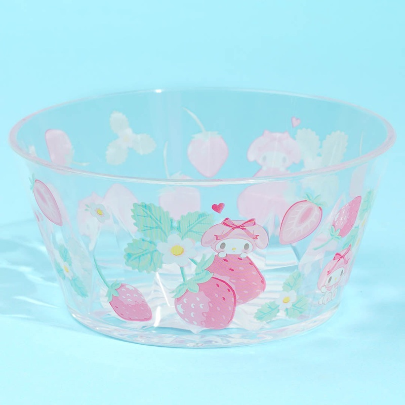 My Melody Strawberry Love Clear Bowl