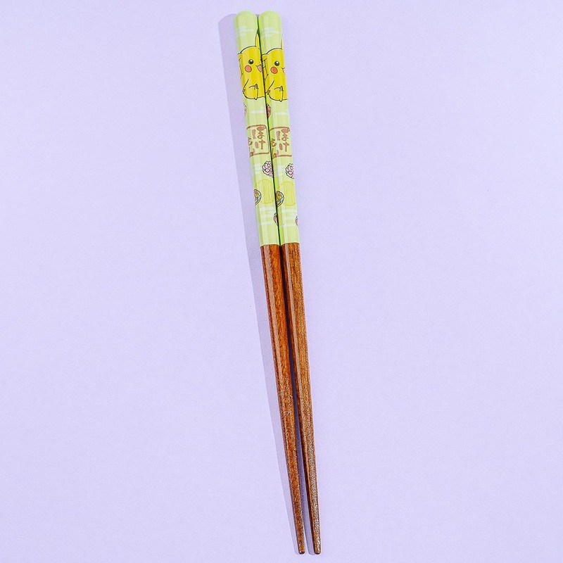 Pokemon Pikachu Flower Festival Wooden Chopsticks